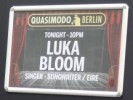 Luka Bloom 2012