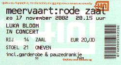 Ticket De Meervaart, Amsterdam