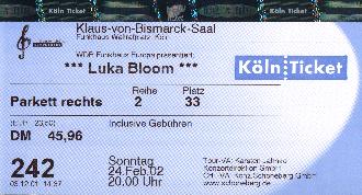 Ticket: WDR Sendesaal, Köln